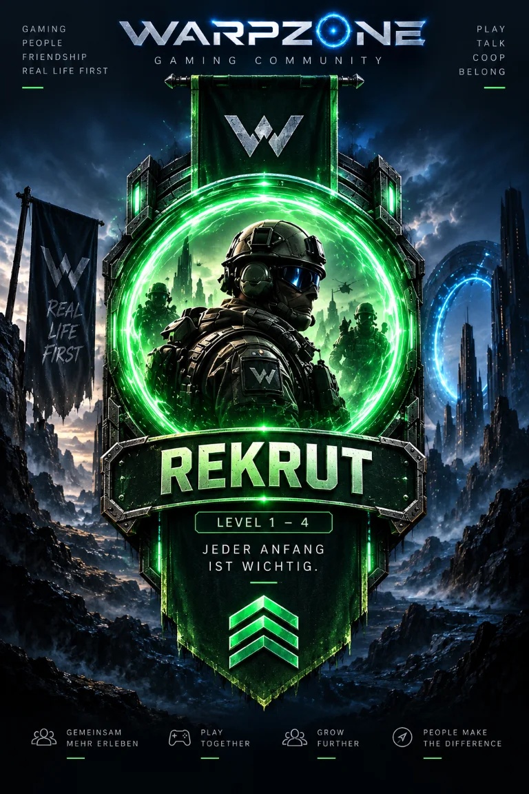 WarpZone Rangkarte Rekrut