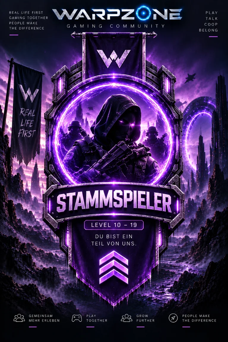 WarpZone Rangkarte Stammspieler
